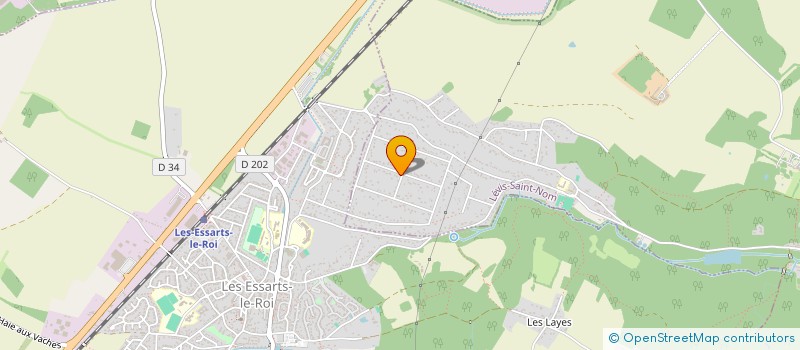 localisation de l'entreprise MONSIEUR ERIC ROUSSEL  LE MESNIL-SAINT-DENIS