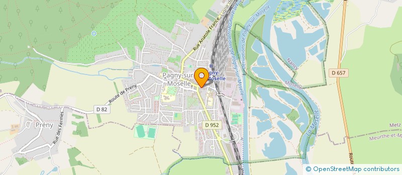 localisation de l'entreprise MONSIEUR ERIC ROUSSEY  PAGNY-SUR-MOSELLE