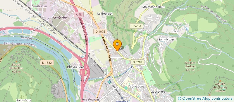 localisation de l'entreprise MONSIEUR ERIC ROUSTAIN  VOREPPE