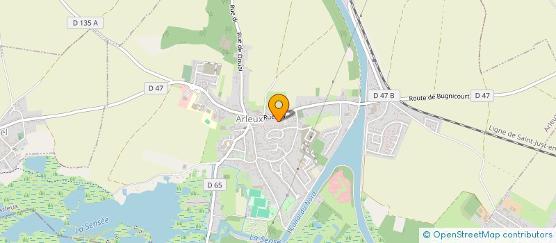 localisation de l'entreprise MONSIEUR ERIC ROUZE  ARLEUX