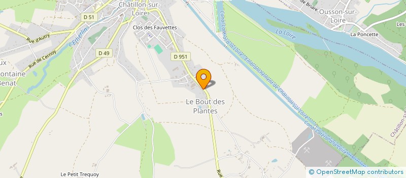 localisation de l'entreprise MONSIEUR ERIC ROY à CHATILLON-SUR-LOIRE