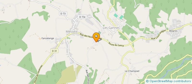 localisation de l'entreprise MONSIEUR ERIC ROY  MESSEIX