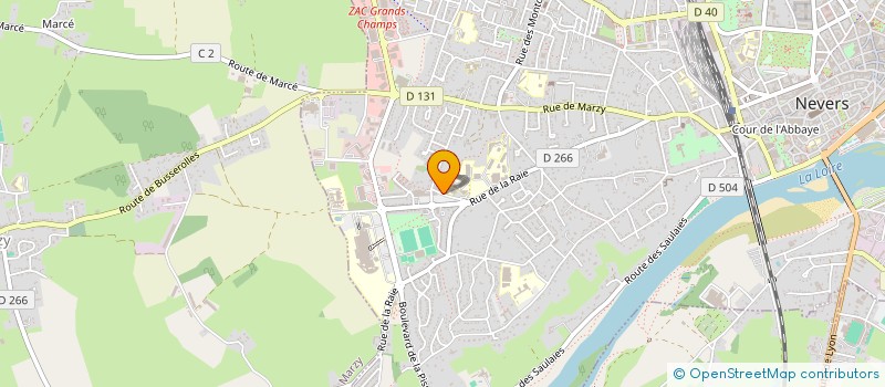 localisation de l'entreprise MONSIEUR ERIC ROY  CHAULGNES