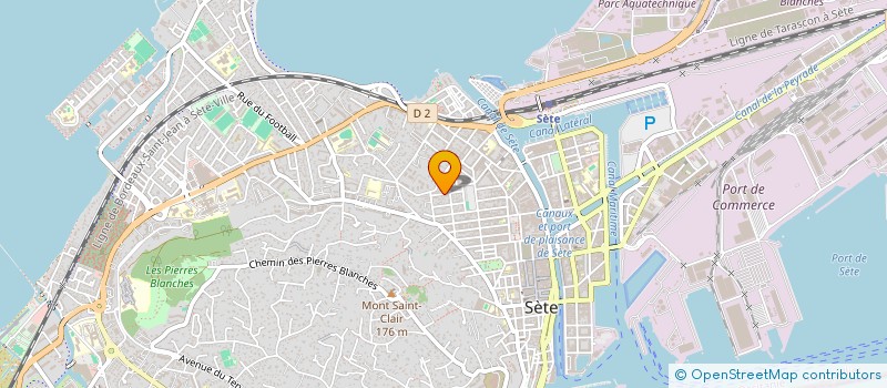 localisation de l'entreprise MONSIEUR ERIC RUEFF  SETE