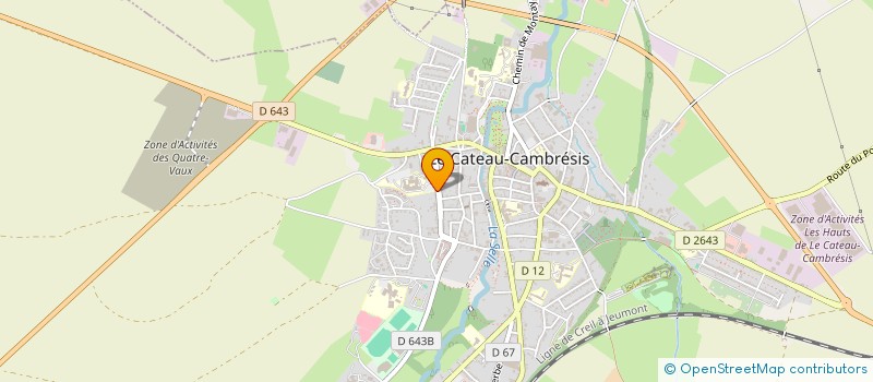 localisation de l'entreprise MONSIEUR ERIC RUFFIN à LE CATEAU-CAMBRESIS