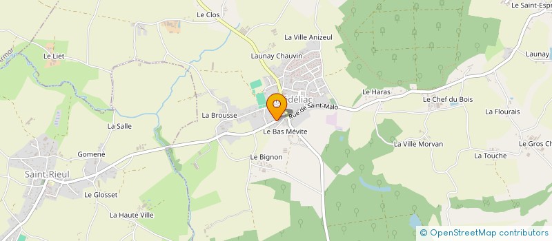 localisation de l'entreprise MONSIEUR ERIC RYBACKI  PLEDELIAC