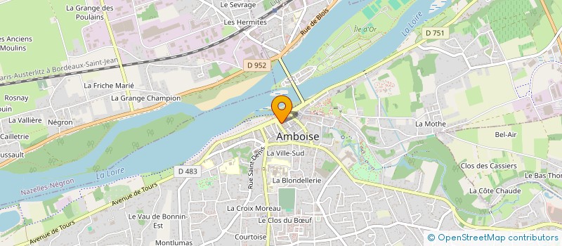 localisation de l'entreprise MONSIEUR ERIC SABOURIN  LUSSAULT-SUR-LOIRE