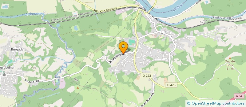 localisation de l'entreprise MONSIEUR ERIC SAFFORES  HASPARREN