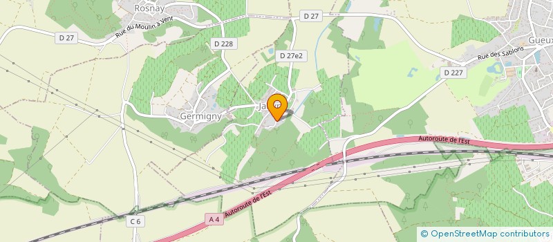 localisation de l'entreprise MONSIEUR ERIC SAGEAT  JANVRY