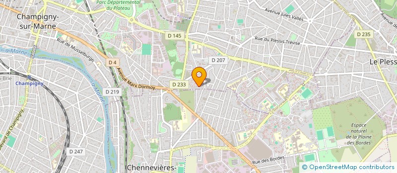 localisation de l'entreprise MONSIEUR ERIC SAIDANI  CHAMPIGNY-SUR-MARNE