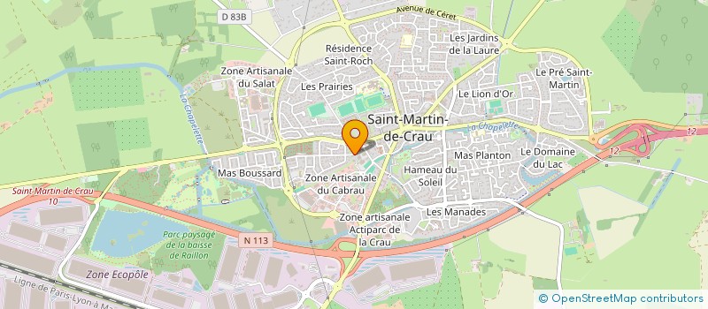 localisation de l'entreprise MONSIEUR ERIC SAINT-DIZIER à SAINT-MARTIN-DE-CRAU