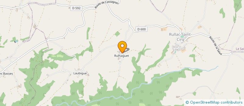 localisation de l'entreprise MONSIEUR ERIC SAINT-GENIEZ  RULLAC-SAINT-CIRQ