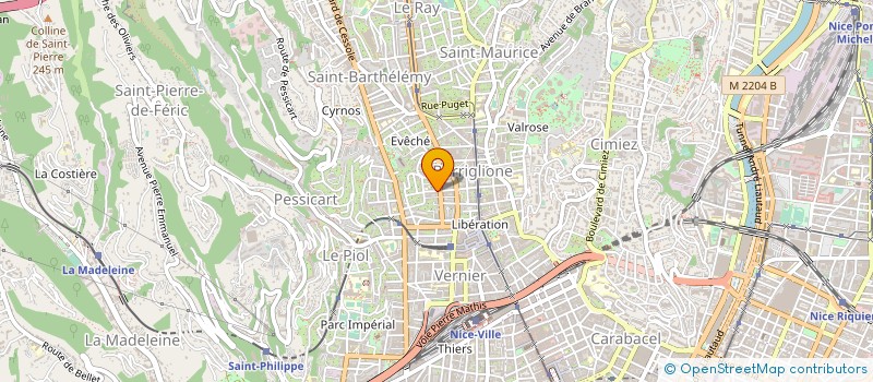 localisation de l'entreprise MONSIEUR ERIC SAINTY à NICE