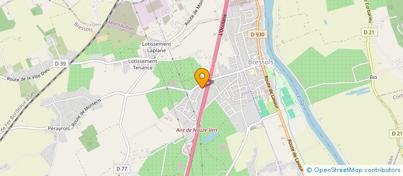 localisation de l'entreprise MONSIEUR ERIC SALA  BRESSOLS