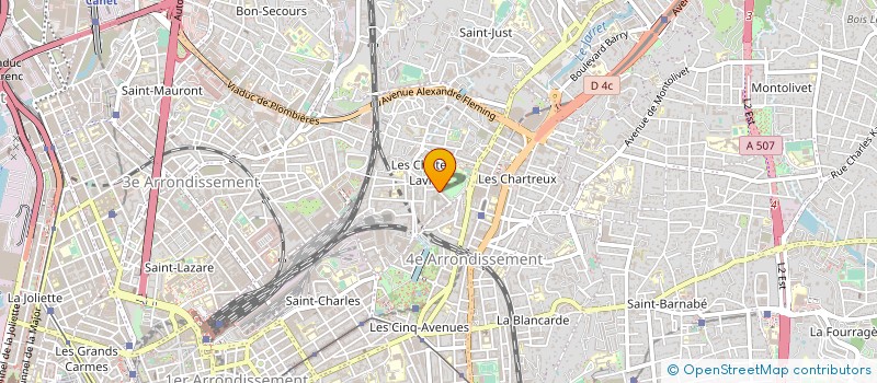 localisation de l'entreprise MONSIEUR ERIC SALAMANIAN à MARSEILLE