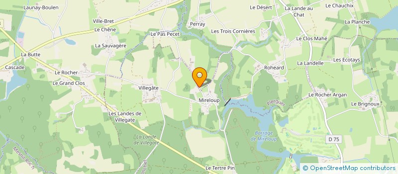 localisation de l'entreprise MONSIEUR ERIC SALAUN  LE TRONCHET