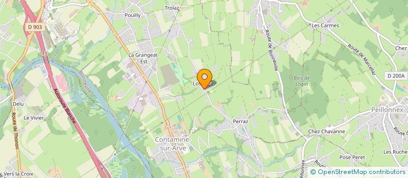 localisation de l'entreprise MONSIEUR ERIC SALLAZ à CONTAMINE-SUR-ARVE