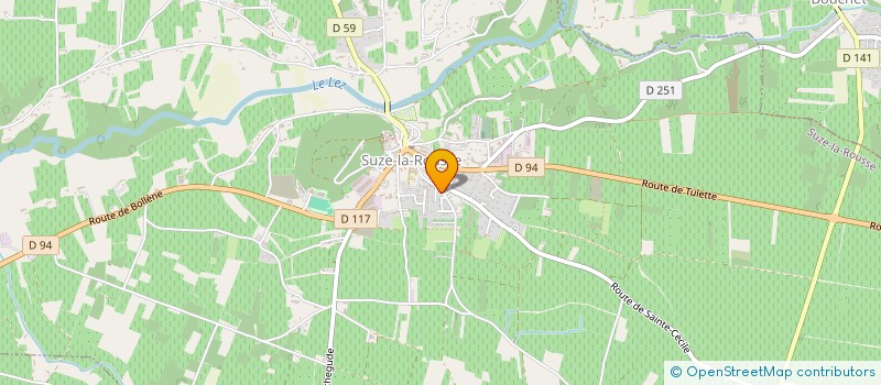 localisation de l'entreprise MONSIEUR ERIC SALLEN  SUZE-LA-ROUSSE