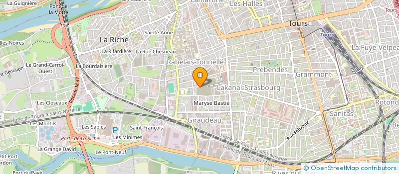 localisation de l'entreprise MONSIEUR ERIC SALLES  TOURS