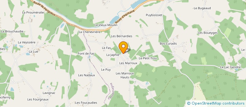 localisation de l'entreprise MONSIEUR ERIC SALLIEN  FOSSEMAGNE