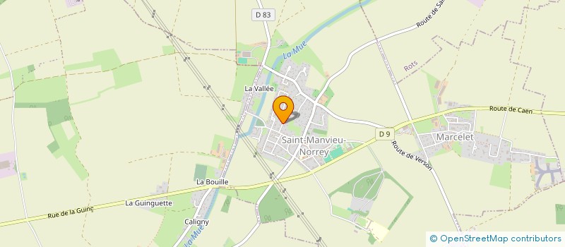 localisation de l'entreprise MONSIEUR ERIC SALOUX  SAINT-MANVIEU-NORREY