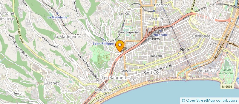 localisation de l'entreprise MONSIEUR ERIC SAMMARCELLI à NICE