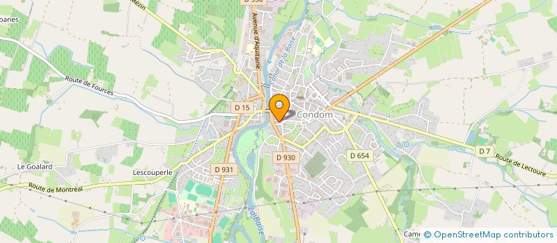 localisation de l'entreprise MONSIEUR ERIC SAMPIETRO  CONDOM