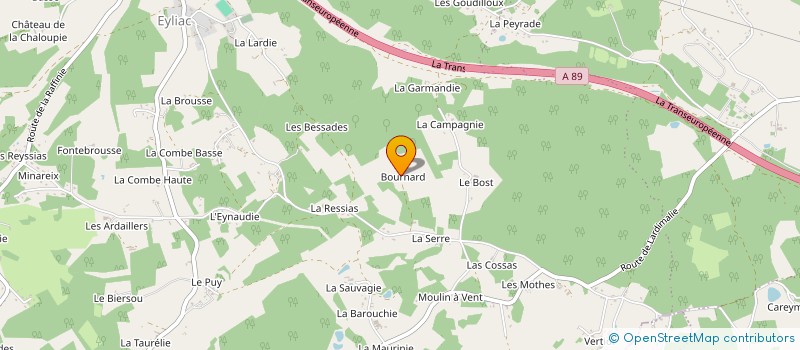 localisation de l'entreprise MONSIEUR ERIC SAMSON à LA DOUZE