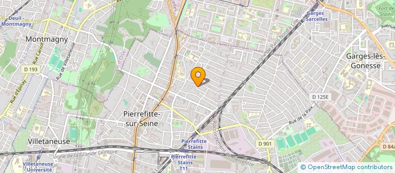 localisation de l'entreprise MONSIEUR ERIC SANARENS à PIERREFITTE-SUR-SEINE