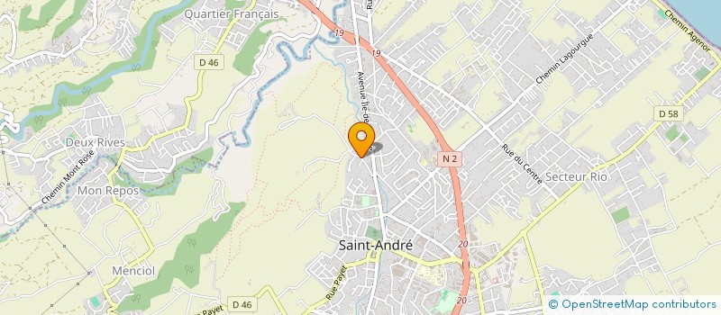 localisation de l'entreprise MONSIEUR ERIC SANASSY à SAINT-ANDRE