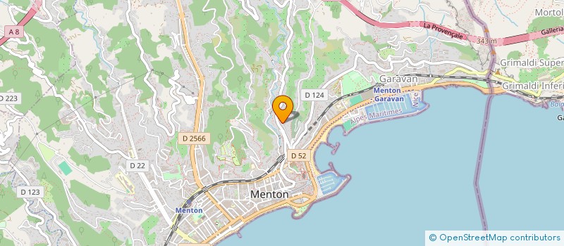 localisation de l'entreprise MONSIEUR ERIC SANCHEZ  MENTON