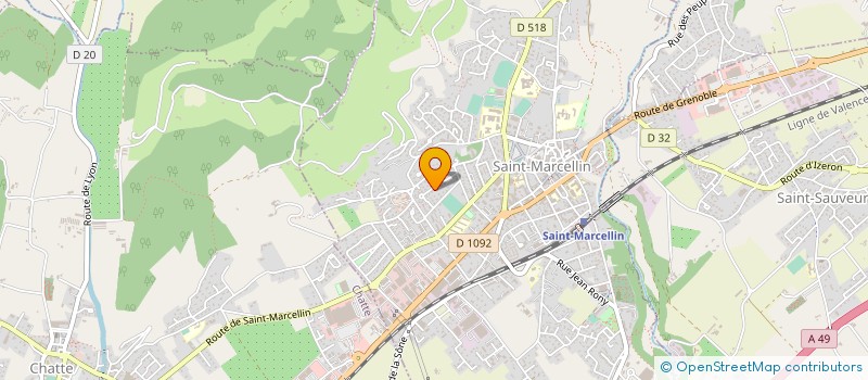 localisation de l'entreprise MONSIEUR ERIC SANCHEZ  SAINT-MARCELLIN
