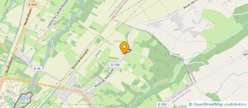 localisation de l'entreprise MONSIEUR ERIC SANCHOU  PINAS