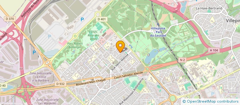 localisation de l'entreprise MONSIEUR ERIC SANGAR à AULNAY-SOUS-BOIS