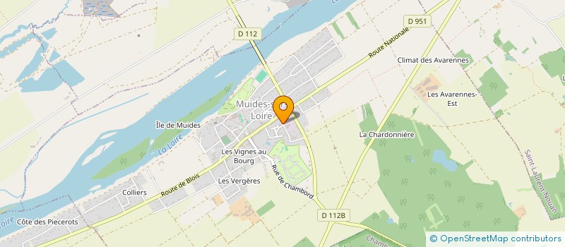 localisation de l'entreprise MONSIEUR ERIC SANTKIN  MUIDES-SUR-LOIRE