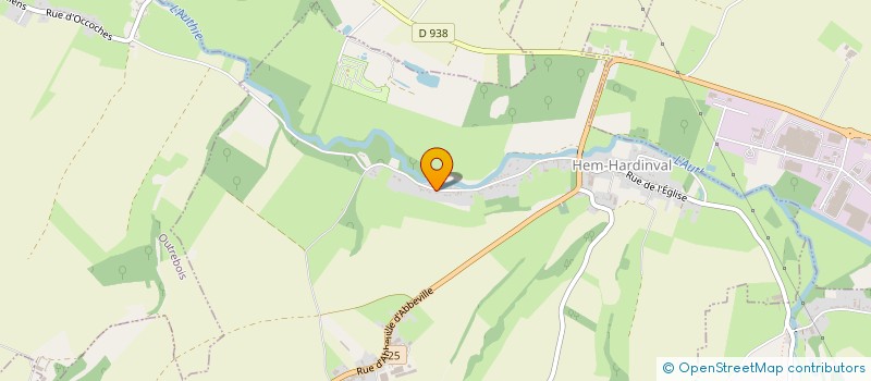 localisation de l'entreprise MONSIEUR ERIC SARA  HEM-HARDINVAL