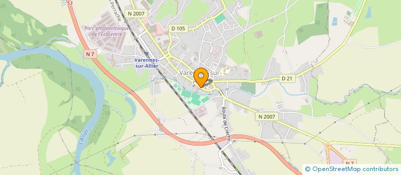 localisation de l'entreprise MONSIEUR ERIC SARADIN à VARENNES-SUR-ALLIER