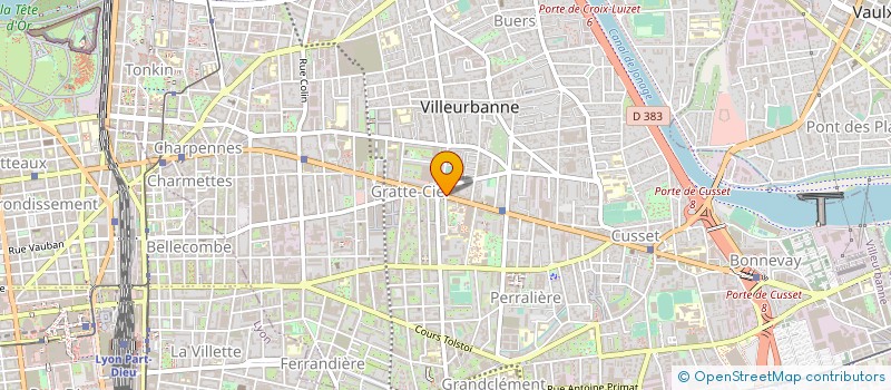 localisation de l'entreprise MONSIEUR ERIC SARRAILLON à VILLEURBANNE