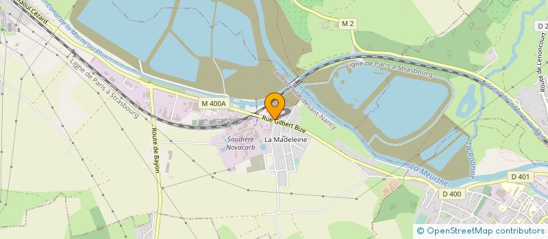 localisation de l'entreprise MONSIEUR ERIC SARRAZIN  LANEUVEVILLE-DEVANT-NANCY