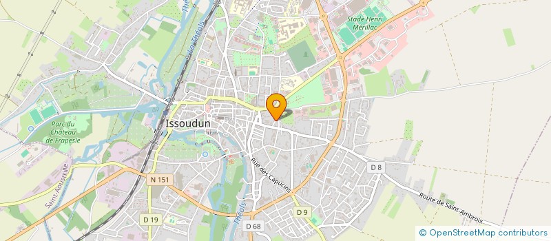 localisation de l'entreprise MONSIEUR ERIC SARRAZIN à ISSOUDUN