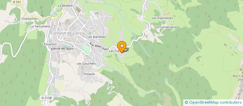 localisation de l'entreprise MONSIEUR ERIC SARRI  VILLARD-DE-LANS