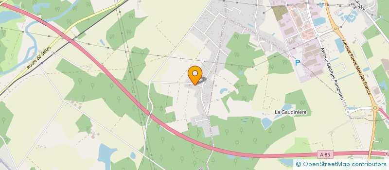 localisation de l'entreprise MONSIEUR ERIC SAULAS  PRUNIERS-EN-SOLOGNE