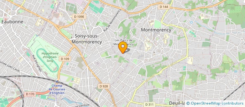 localisation de l'entreprise MONSIEUR ERIC SAURAY  MONTMORENCY