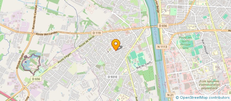 localisation de l'entreprise MONSIEUR ERIC SAUVANET  LE PASSAGE