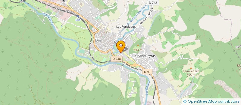 localisation de l'entreprise MONSIEUR ERIC SAUVEBOIS  DIE