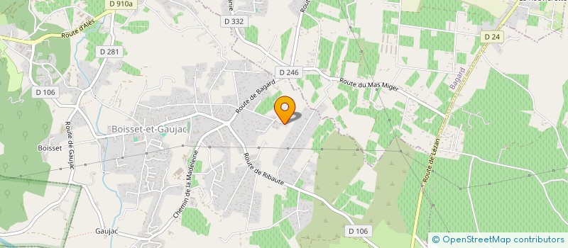 localisation de l'entreprise MONSIEUR ERIC SAUZET à BOISSET-ET-GAUJAC