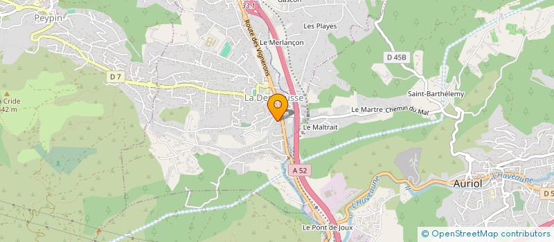 localisation de l'entreprise MONSIEUR ERIC SAVARINO à LA DESTROUSSE