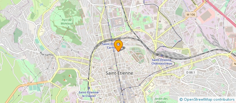 localisation de l'entreprise MONSIEUR ERIC SAVELON  SAINT-ETIENNE