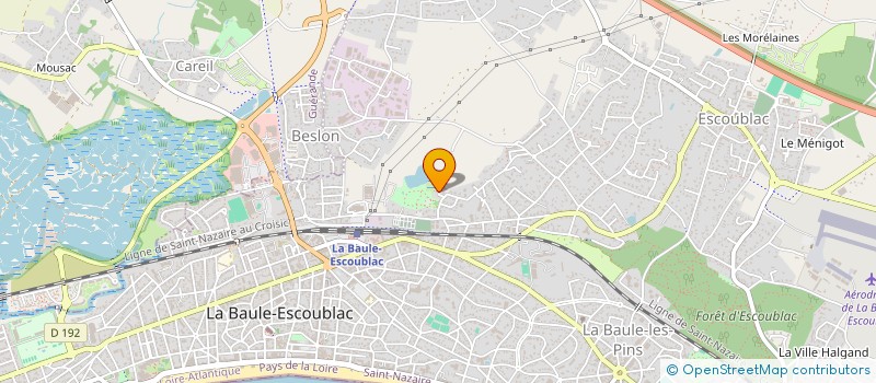 localisation de l'entreprise MONSIEUR ERIC SCARABELLO à LA BAULE-ESCOUBLAC