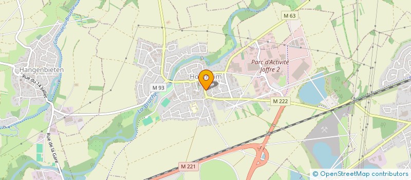 localisation de l'entreprise MONSIEUR ERIC SCHIECK  HOLTZHEIM